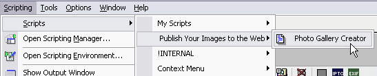 Scripting / Scripts / Publish Your Images to the Web...